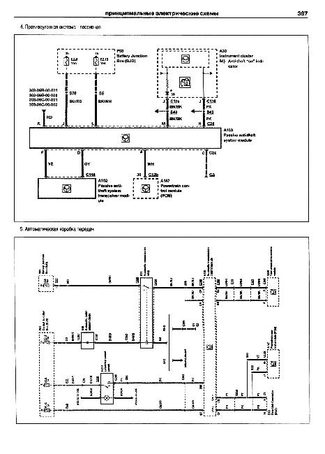 Схемы электрооборудования Ford Ranger и Mazda BT-50 с 2006