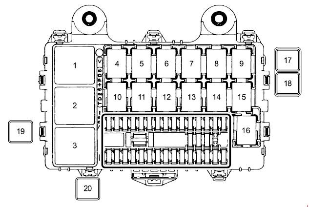 Схема предохранителей на исузу на русском языке