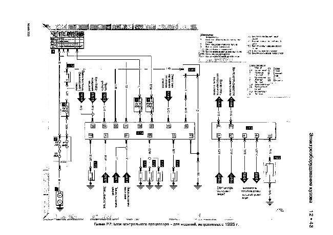 Схемы электрооборудования Mazda 323F модели выпуска с 1995 года