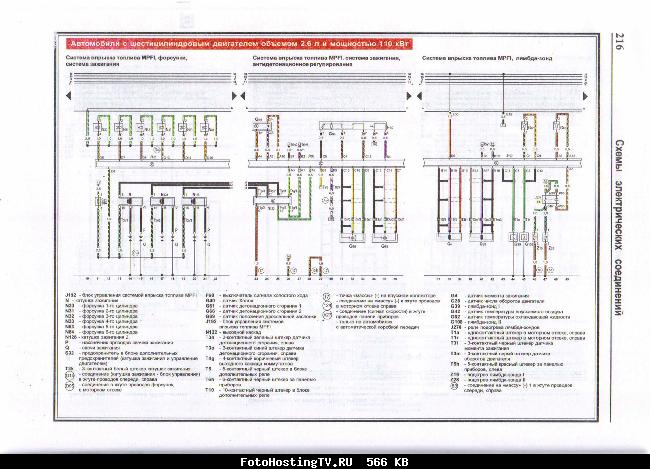 Схемы электрооборудования Audi80 (b4) 91-95