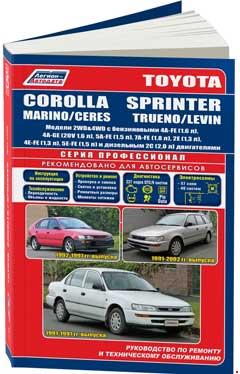 Схема предохранителей и реле автомобилей TOYOTA COROLLA SPRINTER / Marino / Ceres / Trueno / Levin 1991-2000