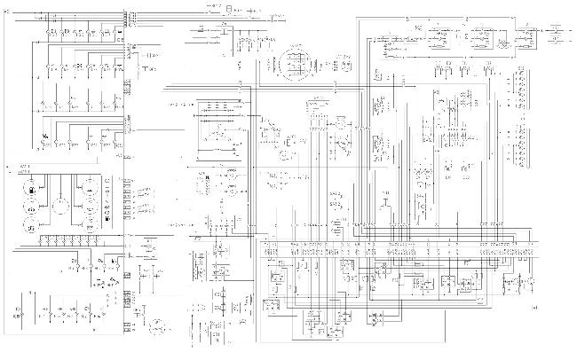 Схемы электрооборудования МАЗ-437043 с двигателем ММЗ