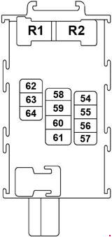 Схема предохранителей и реле Nissan X-Trail T32 (2014-н.в.)