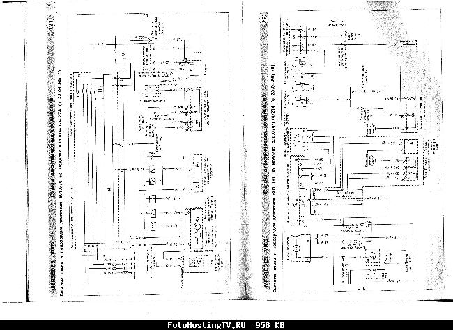 Схемы электрооборудования Mercedes Vito 1995-2002г