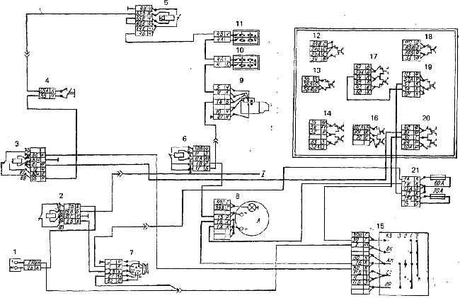 схема электрооборудования камаз 65115