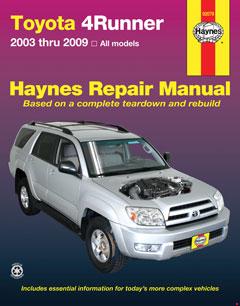 Toyota 4Runner (03-09) Haynes Repair Manual