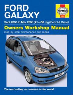 Ford Galaxy Petrol & Diesel (00 - 06) Haynes Repair Manual