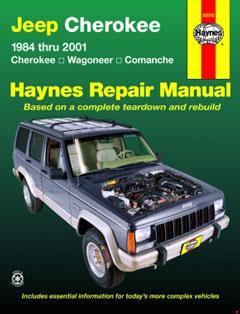 Jeep Cherokee Cherokee, Comanche & Wagoneer Limited, 2WD & 4WD, Gas (84-01) Haynes Repair Manual