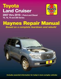 Toyota Land Cruiser Petrol and Diesel (07-15) Haynes Repair Manual