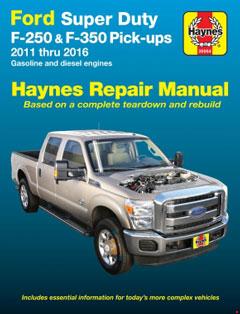Ford Super-Duty F-250 & F-350 2WD & 4WD gasoline & diesel engine Pick-ups (11-16) Haynes Repair Manual