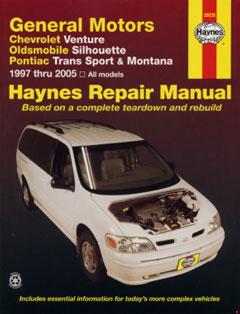 General Motors covering Chevrolet Venture, Oldsmobile Silhouette, Pontiac Trans Sport & Montana (97-05) Haynes Repair Manual