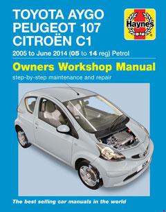 Toyota Aygo, Peugeot 107 & Citroen C1 petrol 05 to 14 Haynes Repair Manual