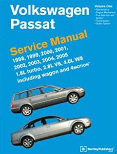 Volkswagen Passat (B5) Service Manual: 1998, 1999, 2000, 2001, 2002, 2003, 2004, 2005 [2 VOLUME SET]