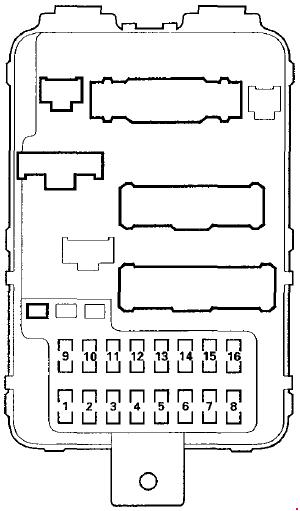 01 06 Acura Mdx Fuse Box Diagram