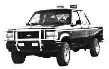 1983-1992 Ford Ranger Fuse Box Diagram