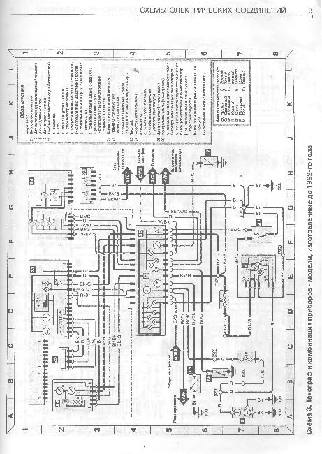 Схемы электрооборудования дизельного Ford Transit 1986-2000г