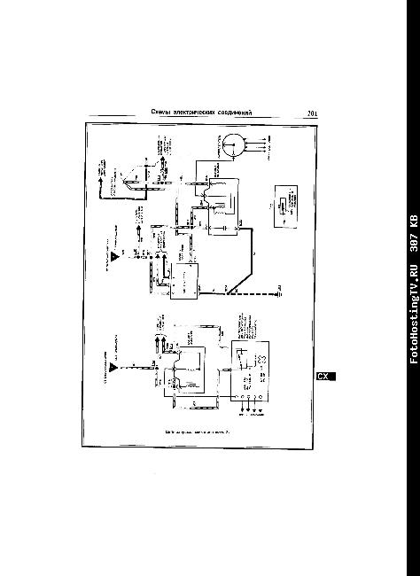 Электрическая схема FORD PROBE / MAZDA MX-6 1989-1992