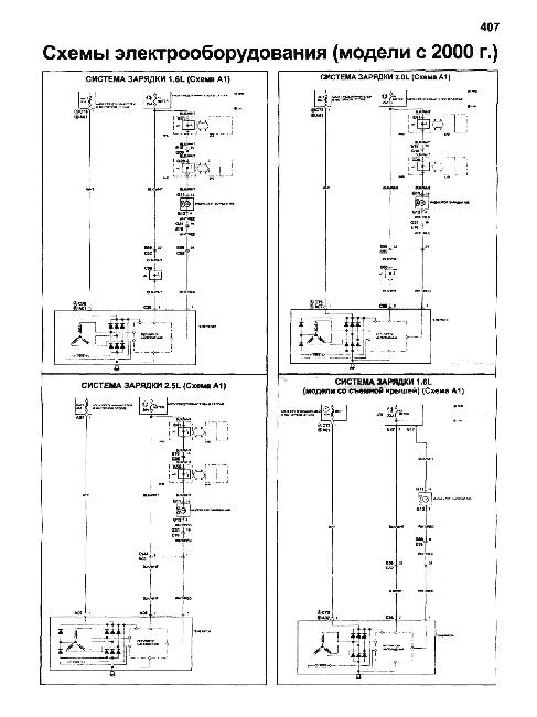 электросхема chevrolet tracker - схема электрооборудования