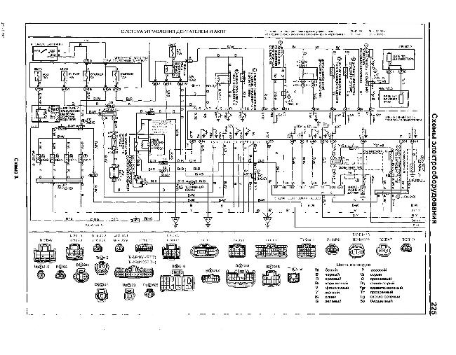 Схемы электрооборудования Toyota Corolla Spacio 1997-2002, 4A-FE (1,6 л) и 7A-FE (1,8 л)