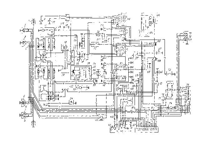 Электрическая схема ГАЗ 53-12