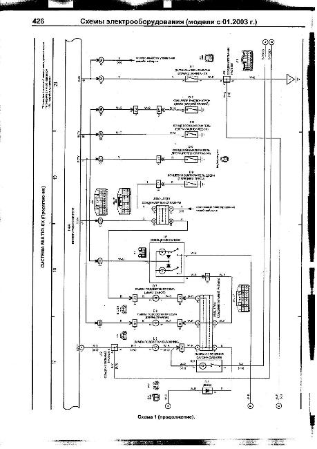 Схемы электрооборудования TOYOTA AVENSIS с 2003