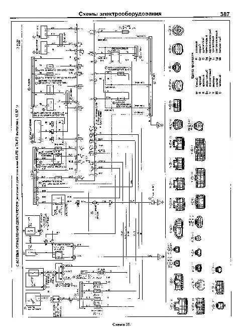 Схемы электрооборудования TOYOTA CORONA PREMIO 1996-2001