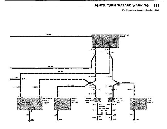 Схемы электрооборудования BMW 7 (E23) 1982