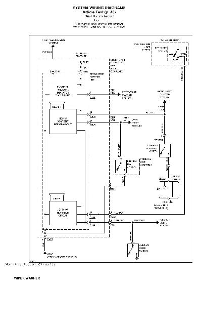 Схемы электрооборудования HONDA Accord 1994
