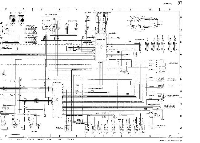 Схемы электрооборудования Porsche 928 S (1989)