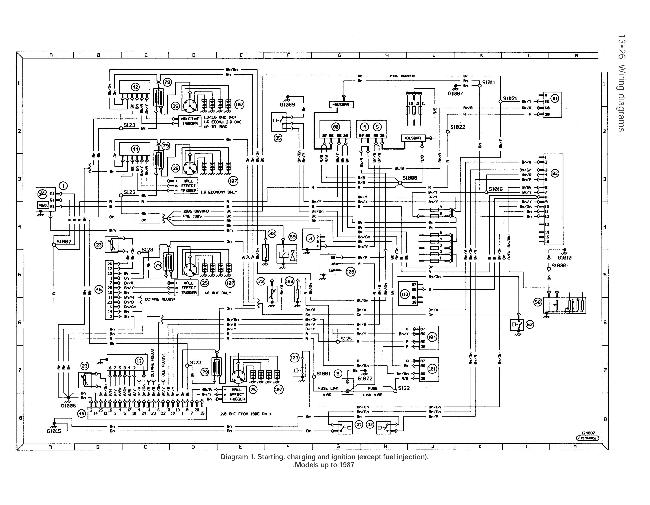 Электрические схемы Ford Sierra до 1987