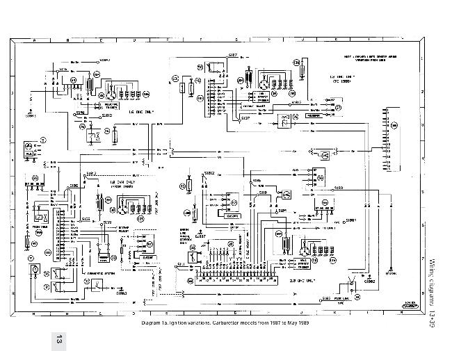 Схемы электрооборудования Ford Sierra с 1987-1989