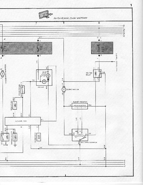Схемы электрооборудования Toyota Tercel 1985