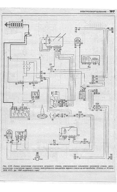 Схемы электрооборудования Fiat Croma 1985-1993