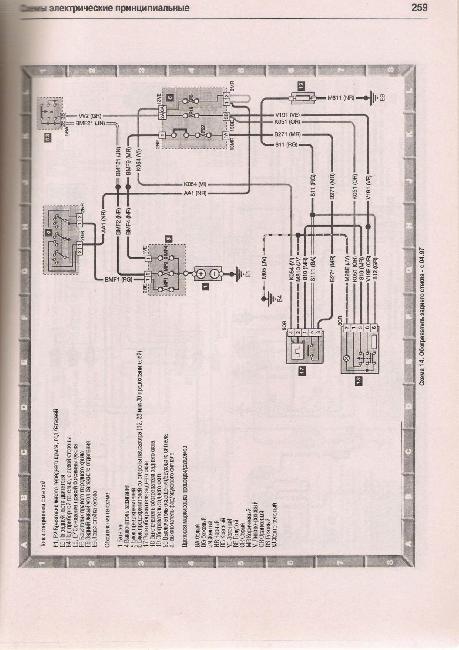 Схемы электрооборудования PEUGEOT 306 1993-2002