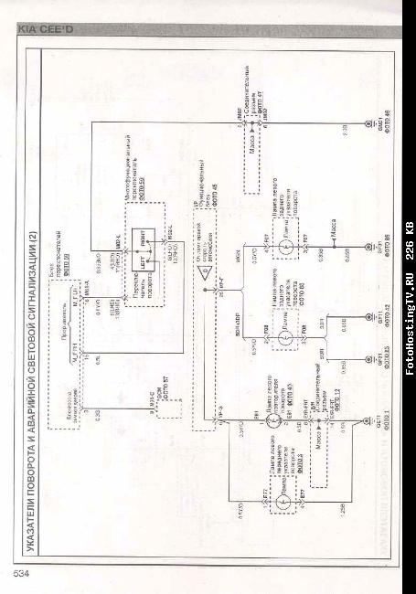 Схемы электрооборудования KIA CEED с 2007