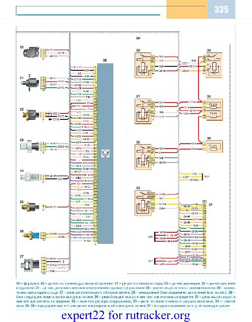 Цветные схемы электрооборудования Renault Logan / Sandero