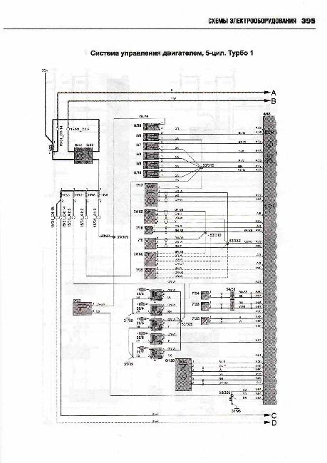 Схемы электрооборудования VOLVO XC90 с 2002 (бензин 2,5, 2,9, 3,2, 4,4 л / дизель 2,4)