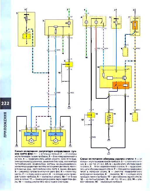 Цветные схемы электрооборудования Hyundai Accent (1,5i) с 2000