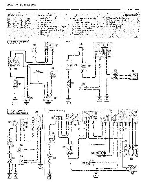 Схема электрооборудования Skoda Fabia 2000-2006 (EN)