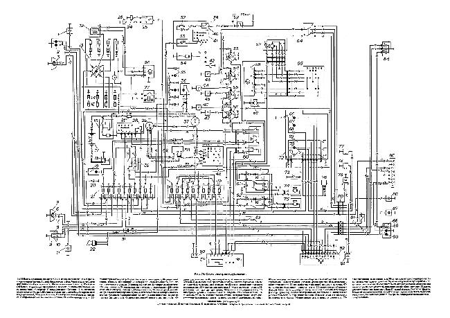 Схема электрооборудования ГАЗ-3307 и его мод