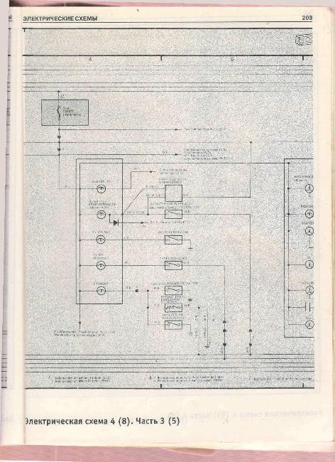 Схема электрооборудования Toyota Corolla 1983-92 г.в